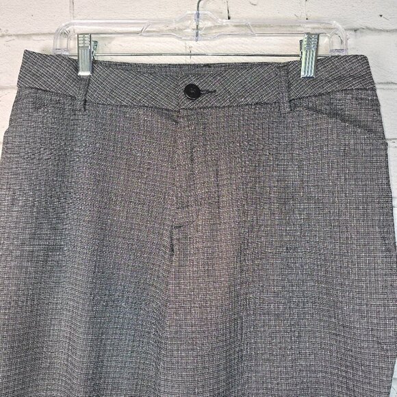 LEE MID-RISE STRAIGHT LEG RELAXED FIT WRINKLE FREE WOMENS PANTS BLACK SZ 10 LONG - Picture 1 of 9